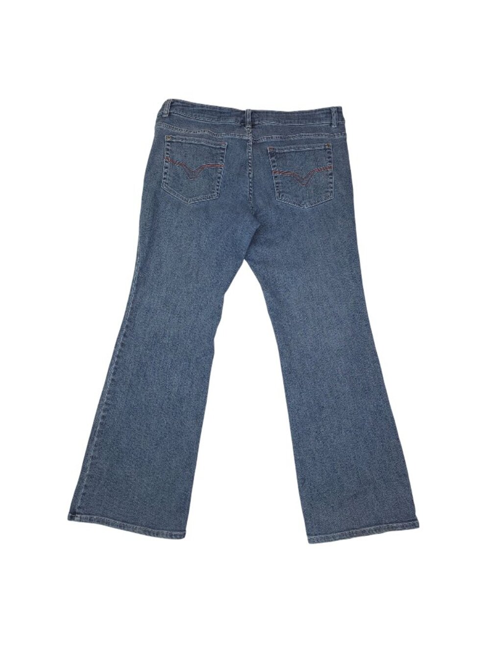 Harley-Davidson Womens Flare Jeans Size 14 Cotton Blend Bootcut Vintage Y2K